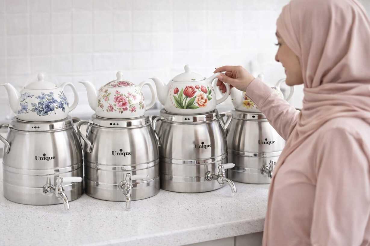 مشخصات انواع کتری قوری برند یونیک با کارایی بالا