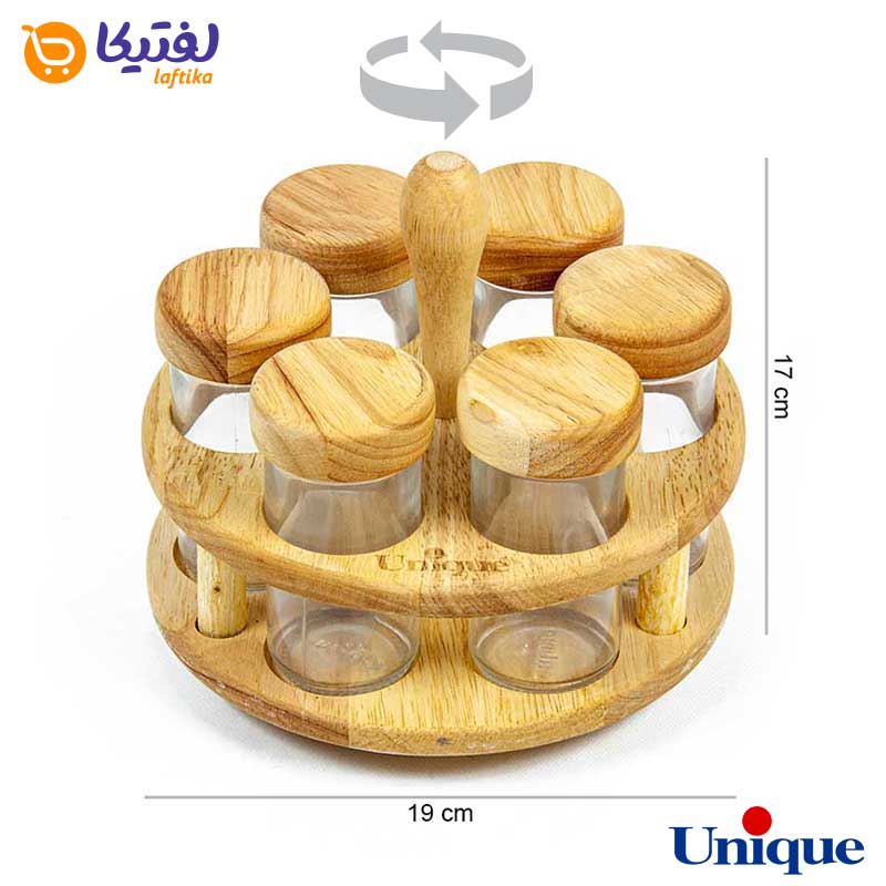 خرید بهترین مدل جا ادویه چوبی یونیک برای مصارف روزمره