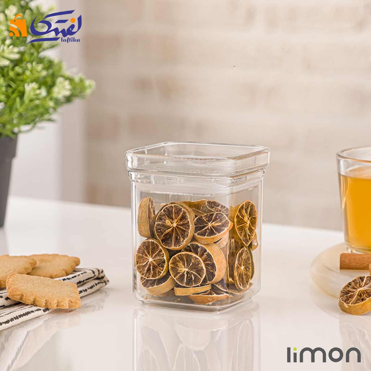 خرید بهترین بانکه شیشه ای برند لیمون با بهترین کیفیت