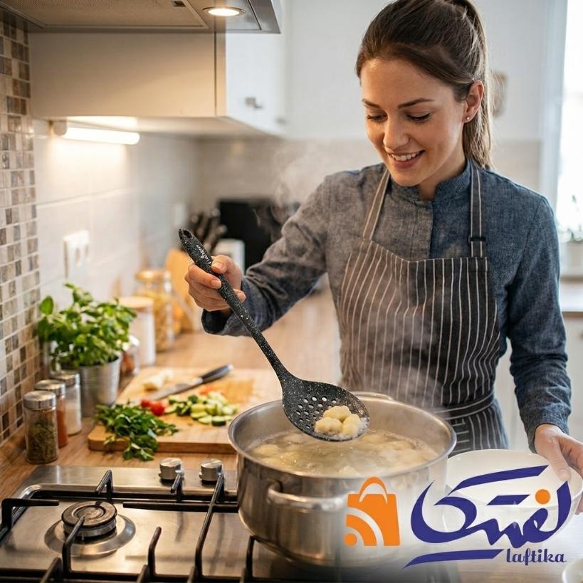 خرید بهترین مدل کفگیر سیلیکونی آشپزی با کارایی و دوام بالا