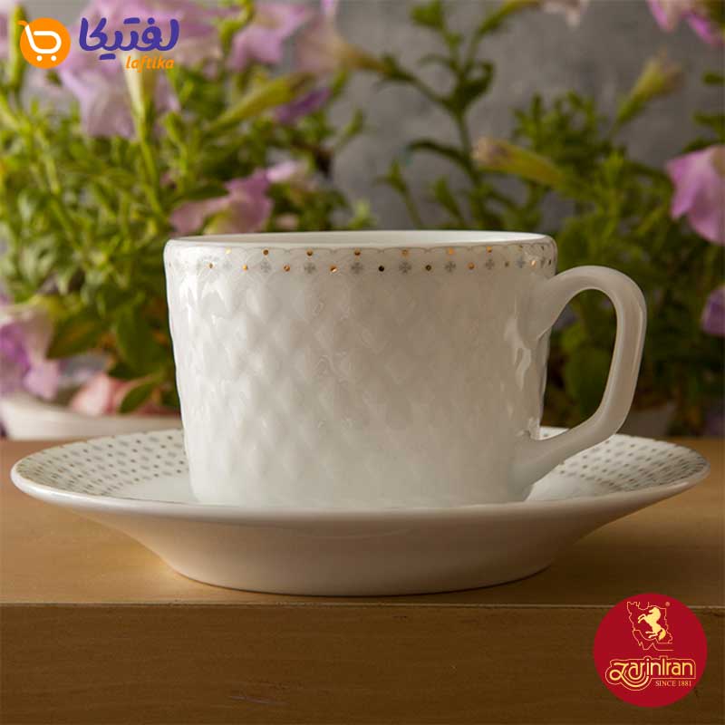 مشخصات سرویس غذاخوری چینی زرین رادیانس طرح لیون 12 نفره