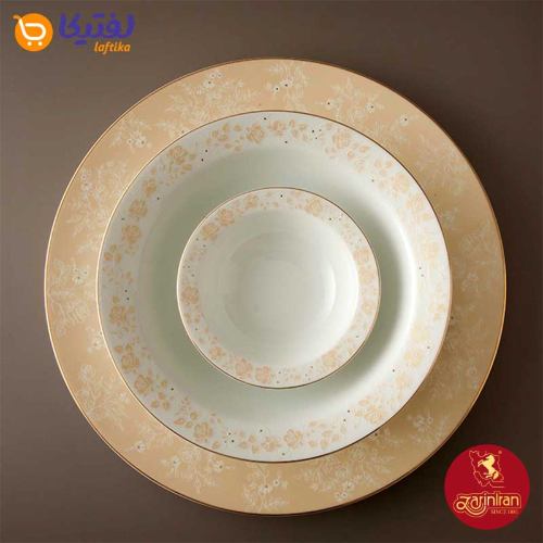 قیمت سرویس چینی زرین ایتالیا اف گلدن رز 6 نفره 28 پارچه