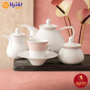 اقلام سرویس ورونا صورتی چینی زرین