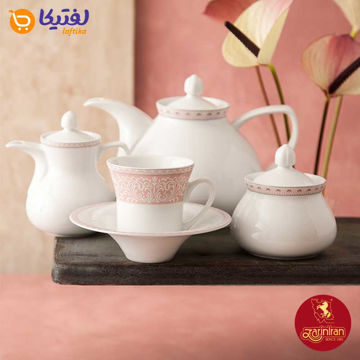 اقلام سرویس ورونا صورتی چینی زرین