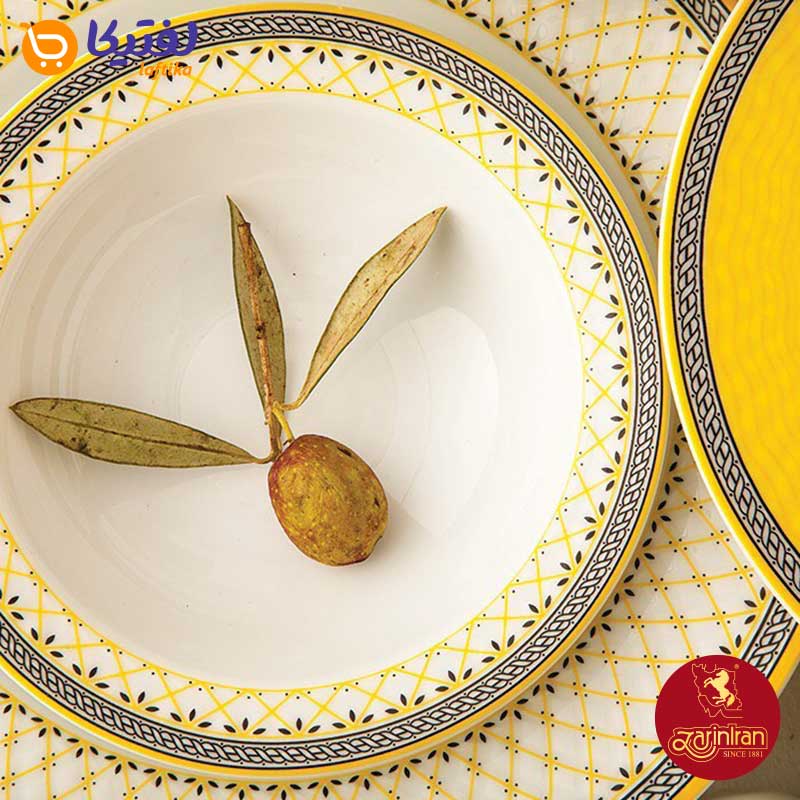 معرفی سرویس 12 نفره کامل رادیانس طرح ویلیج چینی زرین