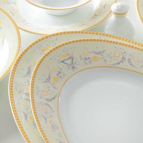 سرویس غذا خوری 35 پارچه شهرزاد جنوا چینی زرین