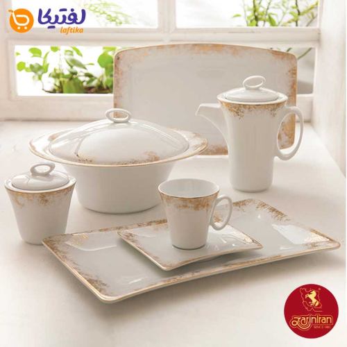 خرید چینی-زرین-سرویس-12-نفره-کامل-وینچی-الیسه-طرح-کلودیا