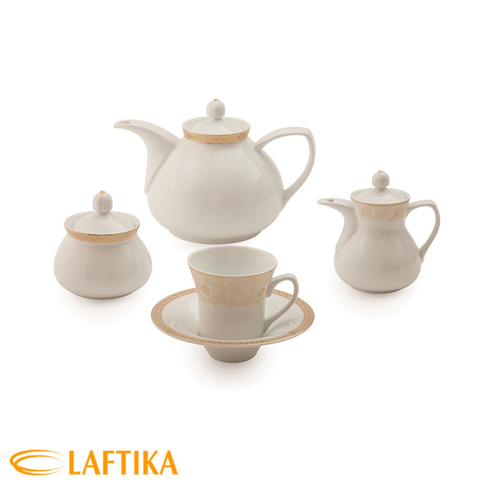 چای خوری سرویس مرکاتو چینی زرین 12 نفره شهرزاد