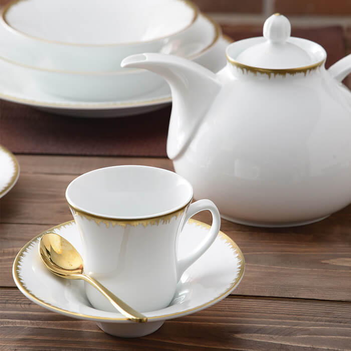 جزییات سرویس چینی 18 پارچه چایخوری شهرزاد چینی زرین رویال
