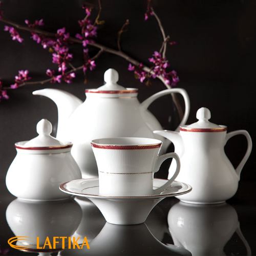 خرید سرویس چینی زرین شهرزاد طرح سپینود ارغوانی 12 نفره 108 پارچه
