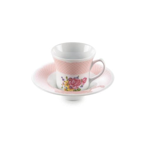 سرویس چای خوری 12 پارچه شهرزاد طرح رزالین