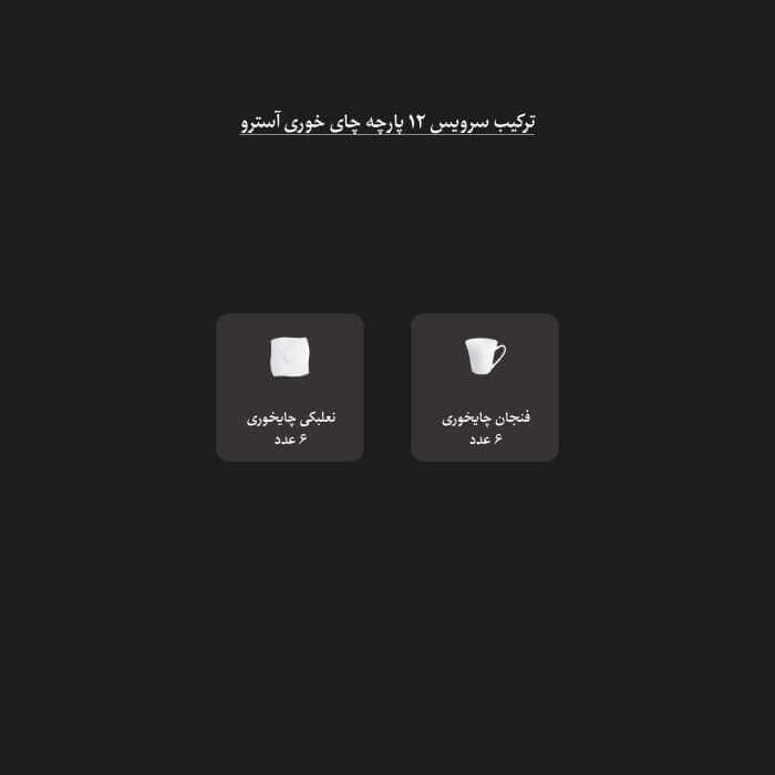 کیفیت سرویس چای خوری سفید ایتالیا اف چینی زرین