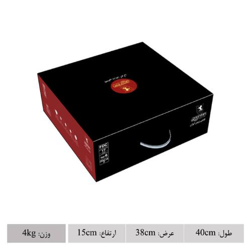 خرید سرویس چینی 17 پارچه چای خوری