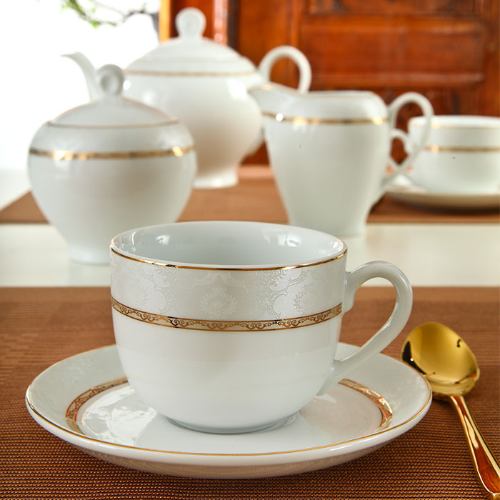 سرویس 12 پارچه هدیه طلایی با دوام