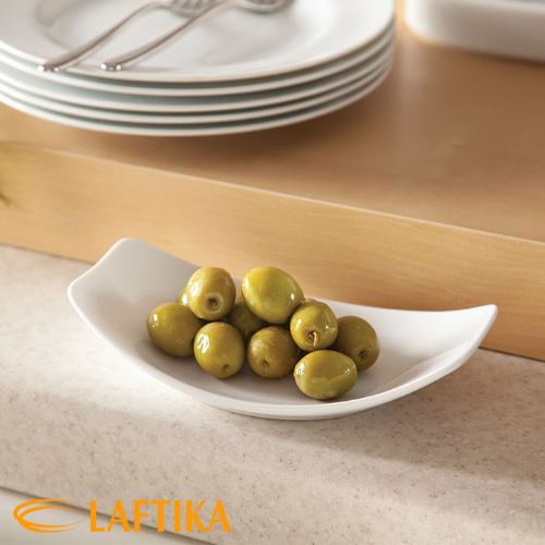 چینی-زرین-ظرف-زیتون-ساده-سفید