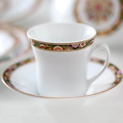 خرید سرویس چینی 12 پارچه چای خوری شهرزاد چینی زرین گلدن گاردن
