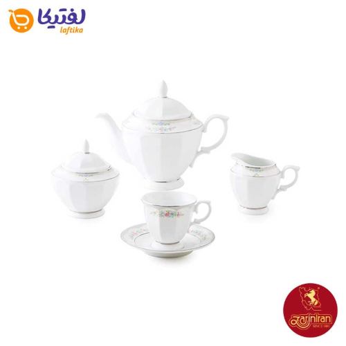 سرویس چینی زرین 17 پارچه گلاریس