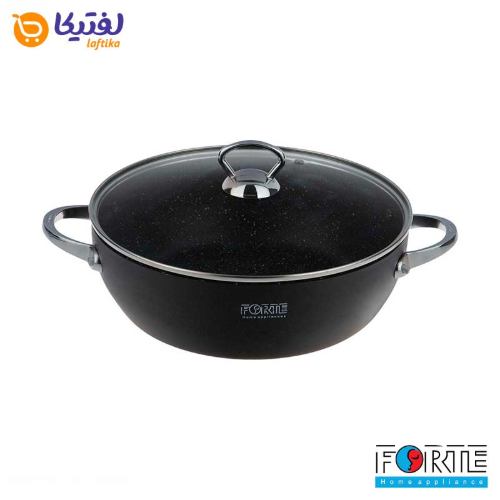 تابه-سایز-28-فورته-مدل-دینو-مشکی