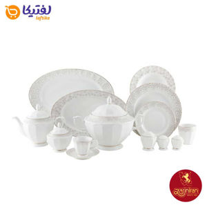 قیمت وخرید سرویس چینی زرین 103 پارچه کامل کاررا گلد