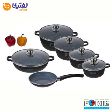 سرویس-پخت-و-پز-11-پارچه-فورته-مدل-آنجلا-مشکی