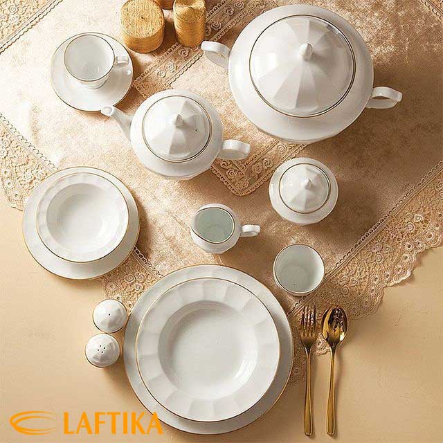 چینی-زرین-سرویس-103-پارچه-نئوکلاسیک-طرح-لومیو با کارایی بالا