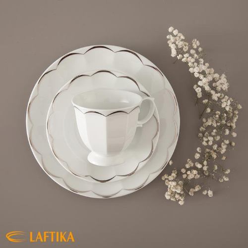 قیمت سرویس-چینی-103-پارچه-نئوکلاسیک-نارسیس-پلاتینی