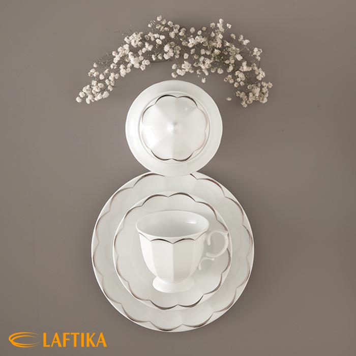 طراحی ارگونومیک سرویس-چینی-12-نفره--نئوکلاسیک-نارسیس-پلاتینی