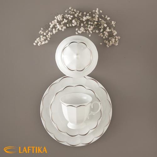 طراحی ارگونومیک سرویس-چینی-12-نفره--نئوکلاسیک-نارسیس-پلاتینی