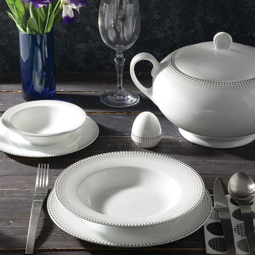 سرویس مون بلان 12 نفره چینی زرین ایتالیا اف 102 پارچه