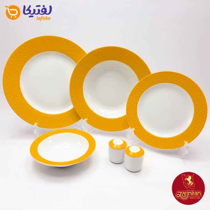 قیمت و خرید سرویس نارنج چینی زرین رادیانس 6 نفره 28 پارچه