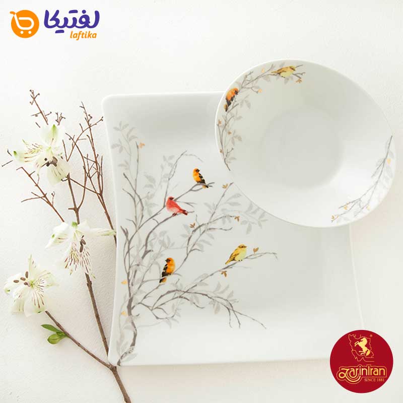 سرویس چینی طرح پرنده