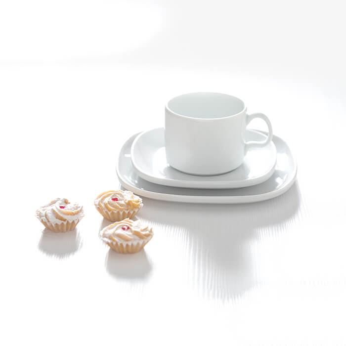 قیمت سرویس چینی 12 پارچه چای خوری هماکلاس چینی زرین سفید