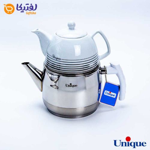 ست کتری و قوری تک دسته استیل یونیک UN-7285