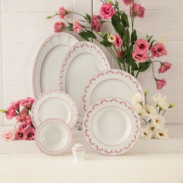 سرویس چینی صورتی برای عروس