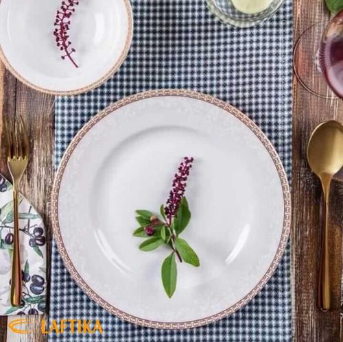 اقلام سرویس ریوا طلایی چینی زرین