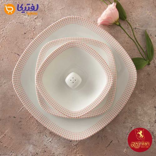 خرید سرویس مون بلان ماربل چینی زرین با قیمت مناسب