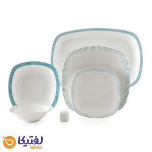 خریدسرویس غذاخوری فیروزه ای مون بلان چینی زرین