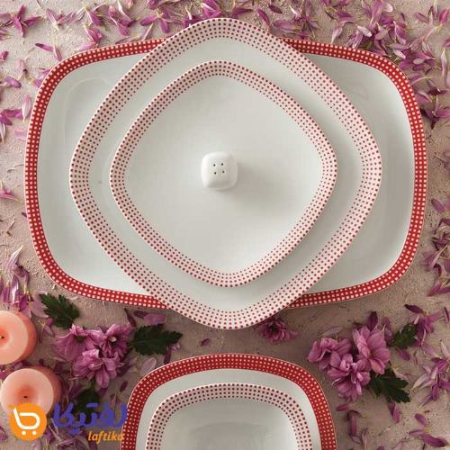 چینی-زرین-سرویس-27--پارچه-مون-بلان-قرمز