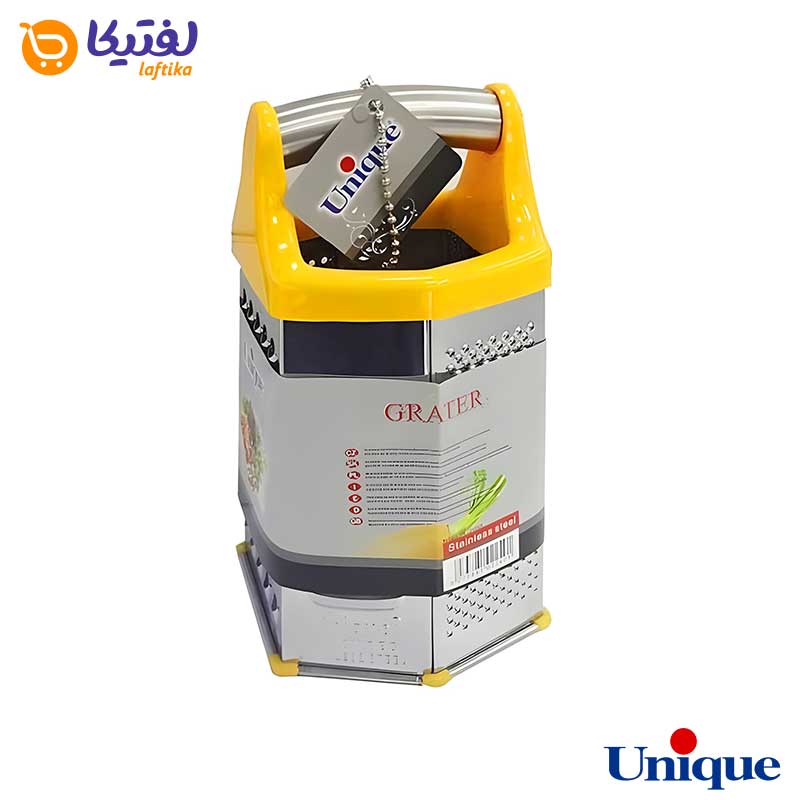 رنده شش گوش یونیک استیل رنگ نارنجی UN-2240