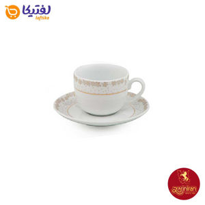 سرویس چای خوری با کیفیت برایدال طلایی چینی زرین 12 پارچه