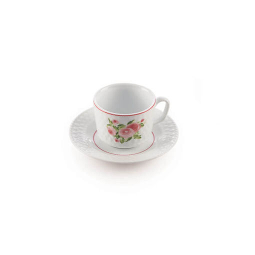 سرویس چای خوری رزمونت چینی زرین رادیانس 6 نفره 12 پارچه