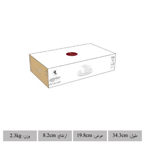 بسته بندی چینی 12 پارچه چای خوری