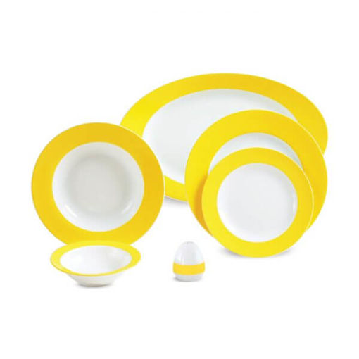سرویس آفتاب چینی زرین ایتالیا اف 6 نفره 28 پارچه
