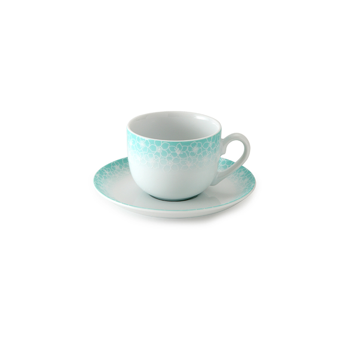 سرویس 12 پارچه چای خوری ایتالیا اف طرح ساکورا آبی