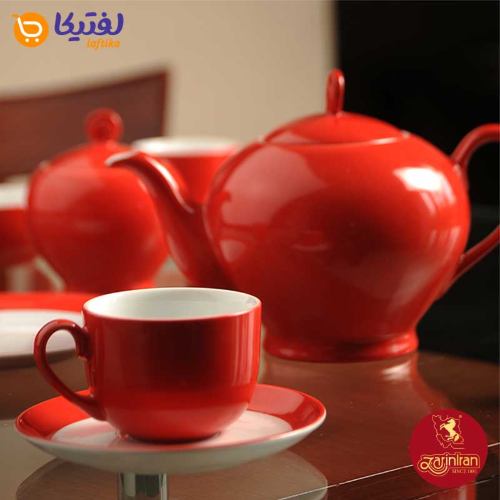 خرید سرویس چای‌خوری گیلاس چینی زرین