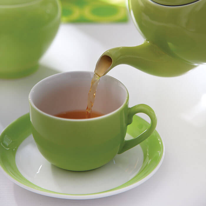 سرویس چینی 12 پارچه چای خوری ایتالیا اف چینی زرین پسته