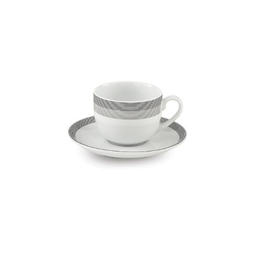 سرویس 12 پارچه چای خوری ایتالیا اف طرح سیلورلاینر