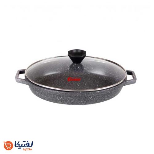تابه-گرانیتی-بیضی-کاندید-سایز-33-خاکستری