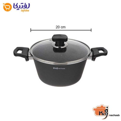 مشخصات سرویس پخت و پز گرانیتی 8 پارچه کاج نچسب مدل نورا