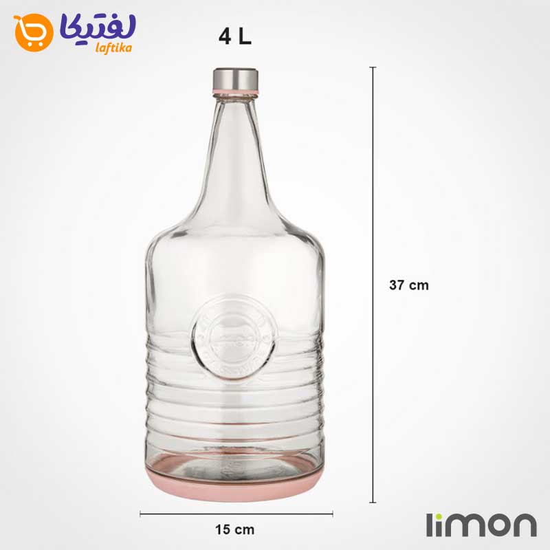 ابعاد-بطری-4-لیتر-لیمون-مدل-روستیک